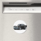 1970 Roadrunner Schwarz-Weiß Magnet (In Situ (Geschirrspüler))