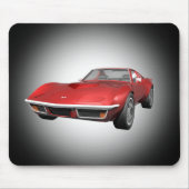 1970 Sportwagen Corvette: Roter Fertig: Mousepad (Vorne)