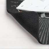 1970 Sportwagen Corvette: Weißes Finish: Mousepad (Ecke)