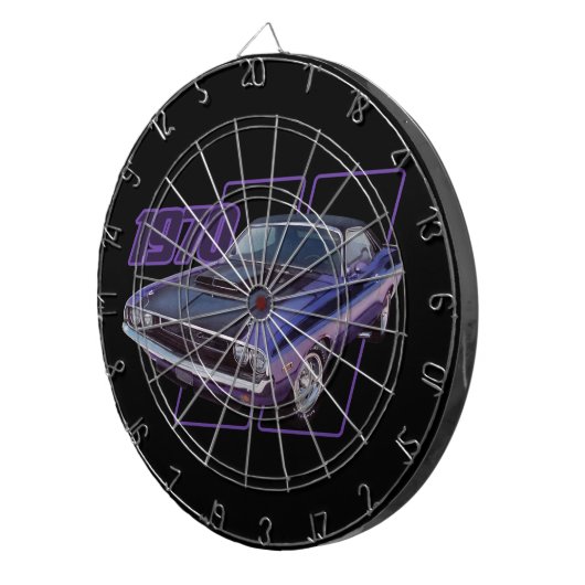 1970 Streifen Dartscheibe (Vorderseite rechts)