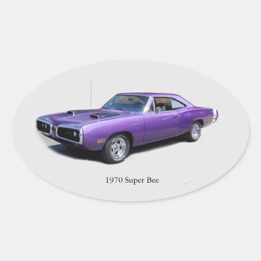 1970 Super Bee Aufkleber (Vorderseite)