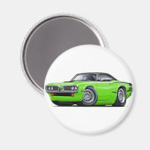 1970 Super Bee Limon-Black Top C-Stripe Magnet (Vorderseite/Rückseite)