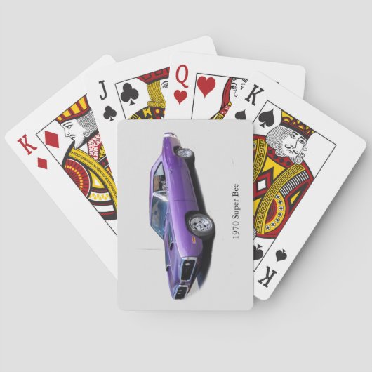 1970 Super Bee Spielkarten (Rückseite)