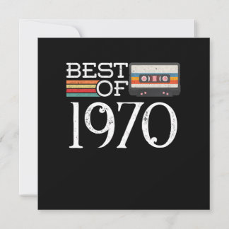 1970 Vintag 50. Geburtstagsgeschenk Einladung