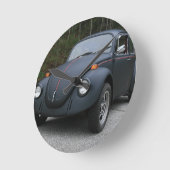 1970 Vintage Luft gekocht Runde Wanduhr (Winkel)