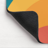 1970 Warp-Kurven glatt Mousepad (Ecke)