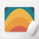 1970 Warp-Kurven glatt Mousepad (Mit Mouse)
