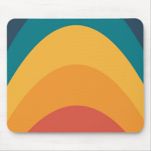 1970 Warp-Kurven glatt Mousepad
