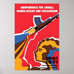 1970er Afrikanisches Plakat Welt Demokratische Jug