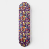 1970er Jahre Sticker Disco Skateboard (Vorderseite)
