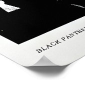 1970s Poster Black Panther - Where is our (Ecke)