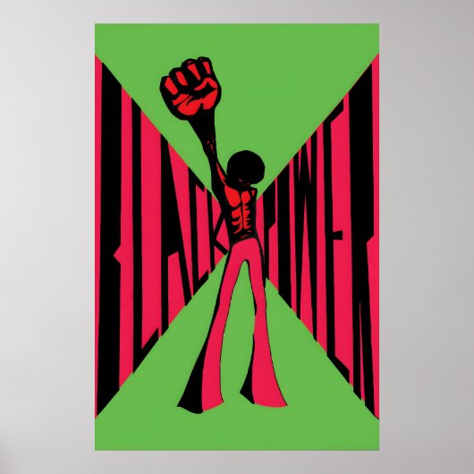 1970s Poster -Black Power (Vorne)