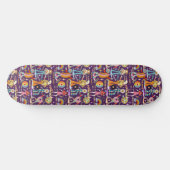 1970s Sticker Disco Skateboard (Horizontal)