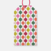 1970s Style Geometric Print Photo Geschenkanhänger (Rückseite)