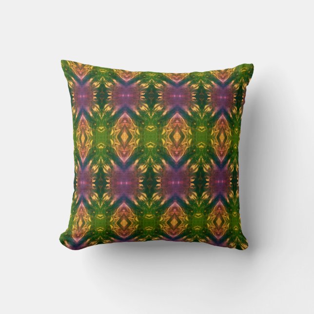 1970's Style Retro Throw Pillow Kissen (Vorderseite)