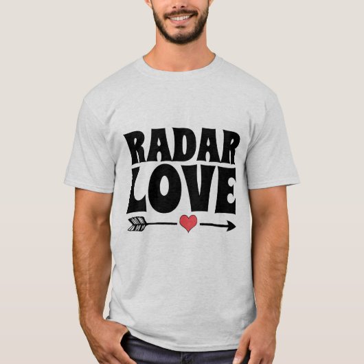 1970s VINTAGE RADAR LOVE T-Shirts (Vorderseite)