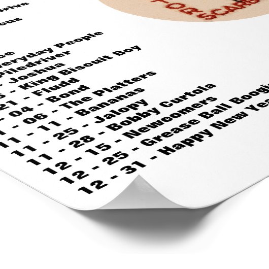 1971-1972 - PENTHOUSE POSTER (Ecke)