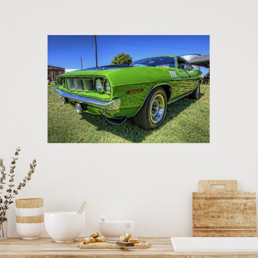 1971 340 'Cuda in HDR. Poster (Küche)