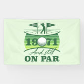 1971 50. Geburtstag Golf Lover Banner (Horizontal)