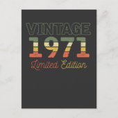 1971 50 Jahre alt 50. Postkarte (Vorderseite)