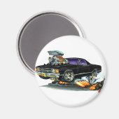1971-72 El Camino Black Truck Magnet (Vorderseite/Rückseite)