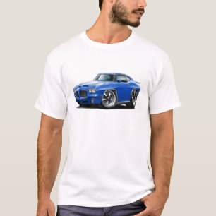 1971-72 GTO Blau-Auto T-Shirt