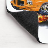 1971-72 GTO Orangen-Auto Mousepad (Ecke)