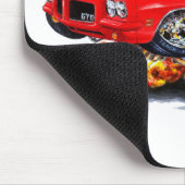 1971-72 GTO rotes Kabriolett Mousepad (Ecke)
