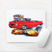 1971-72 GTO rotes Kabriolett Mousepad (Mit Mouse)