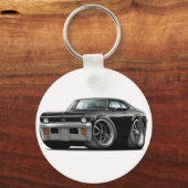 1971-72 Nova Black Car Schlüsselanhänger (Vorderseite)