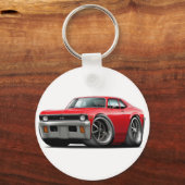 1971-72 Nova Red Car Schlüsselanhänger (Vorderseite)