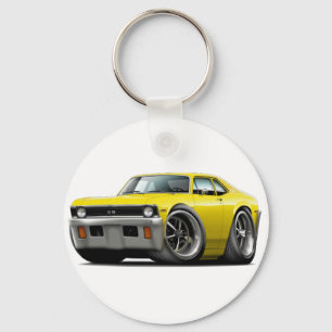 1971-72 Nova Yellow Car Schlüsselanhänger