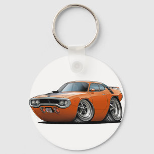 1971-72 Roadrunner Orange-Black Car Schlüsselanhänger