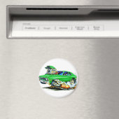 1971-74 Nova Green Car Magnet (In Situ (Geschirrspüler))