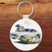 1971-74 Nova White Car Schlüsselanhänger (Vorderseite)