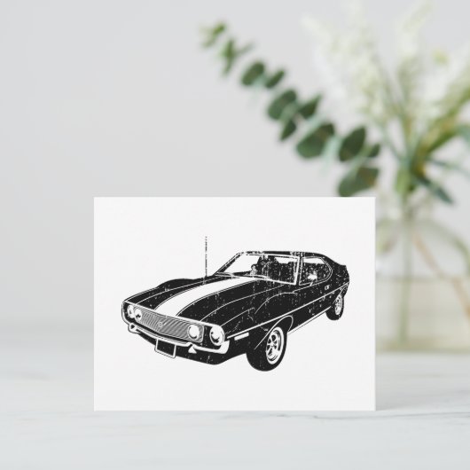 1971 AMC Javelin Postkarte (Stehend Vorderseite)