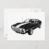 1971 AMC Javelin Postkarte (Vorne/Hinten)