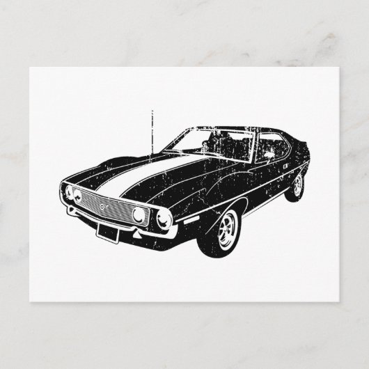 1971 AMC Javelin Postkarte (Vorderseite)