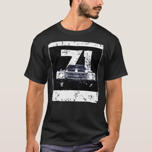1971 Chevelle Grill View T Shirt Classic T - Shirt (Vorderseite)