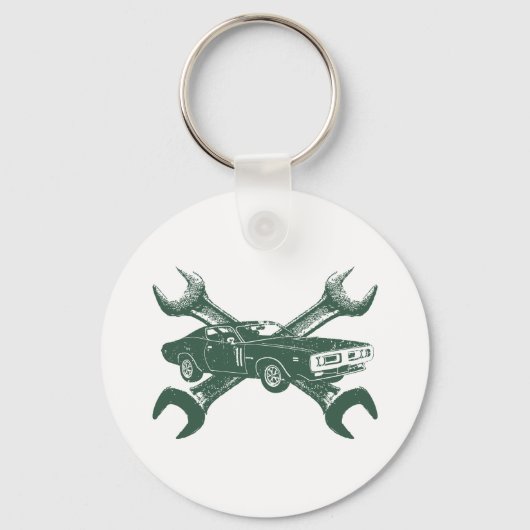 1971 Dodge 440 Ladegerät Schlüsselanhänger (Vorderseite)