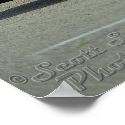 1971 Dodge Challenger Pace Poster (Ecke)