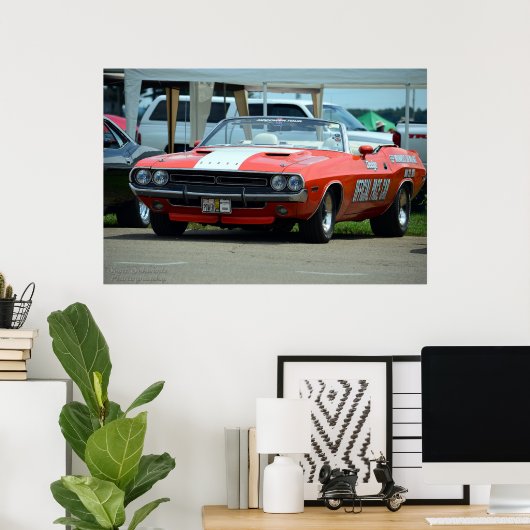 1971 Dodge Challenger Pace Poster (Heimbüro)