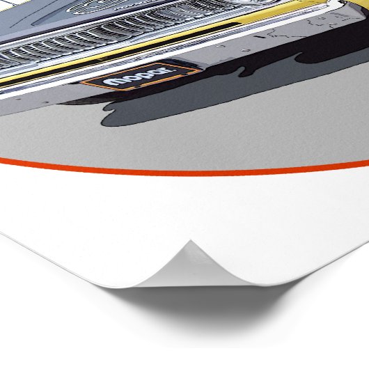 1971 Duster 340 Poster (Ecke)