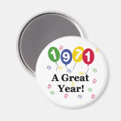 1971 Ein großartiges Jahr zum Geburtstag Magnet (Vorderseite/Rückseite)