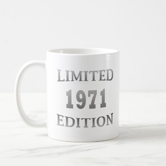 1971 geboren 53. Geburtstag Kaffeetasse (Links)