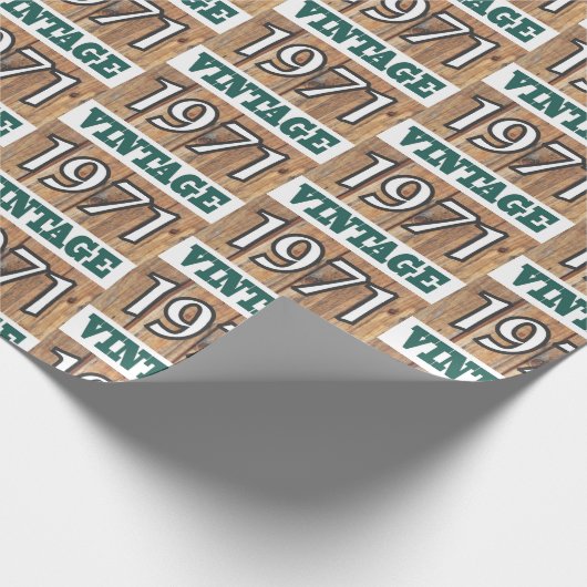 1971 geboren geschenkpapier (Ecke)