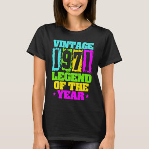 1971 Geburtstag Vintag 1971 und Geboren 1971 Made T-Shirt