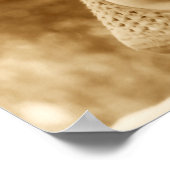 1971 Hippie Chick - Art Print Poster (Ecke)