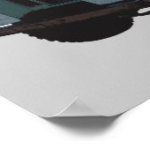 1971 Land Rover Lieferwagen Truck Poster (Ecke)