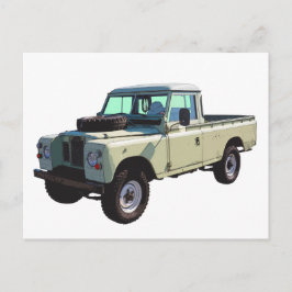 1971 Land Rover Lieferwagen Truck Postkarte